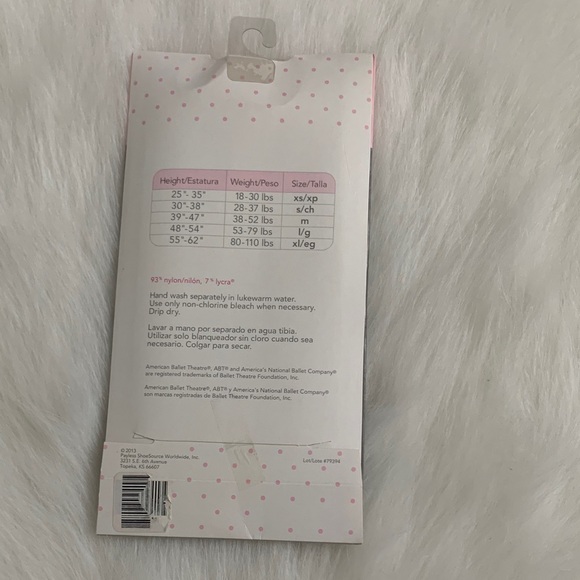 Pink Ballet Tights - Picture 2 of 2